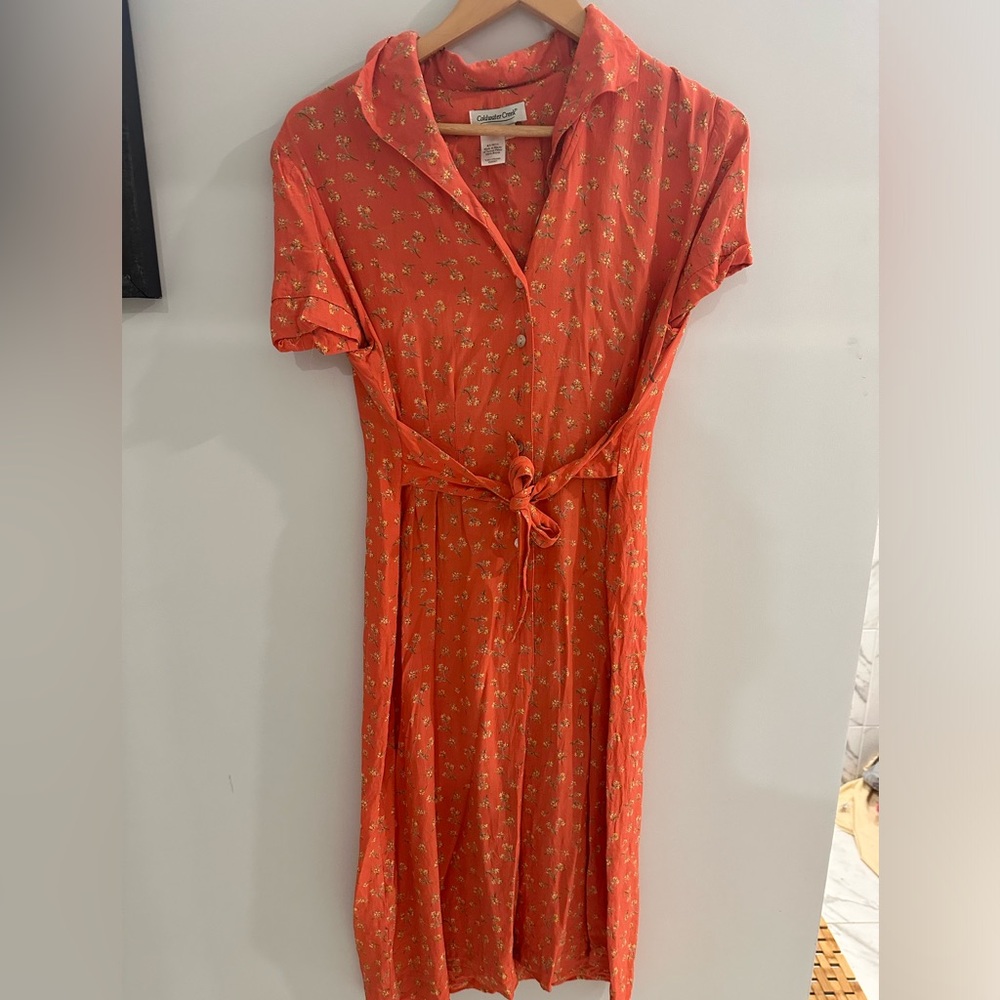 Vintage dress with floral patter